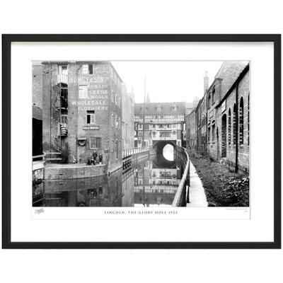 'Lincoln, the Glory Hole 1923' - Picture Frame Photograph Print on Paper