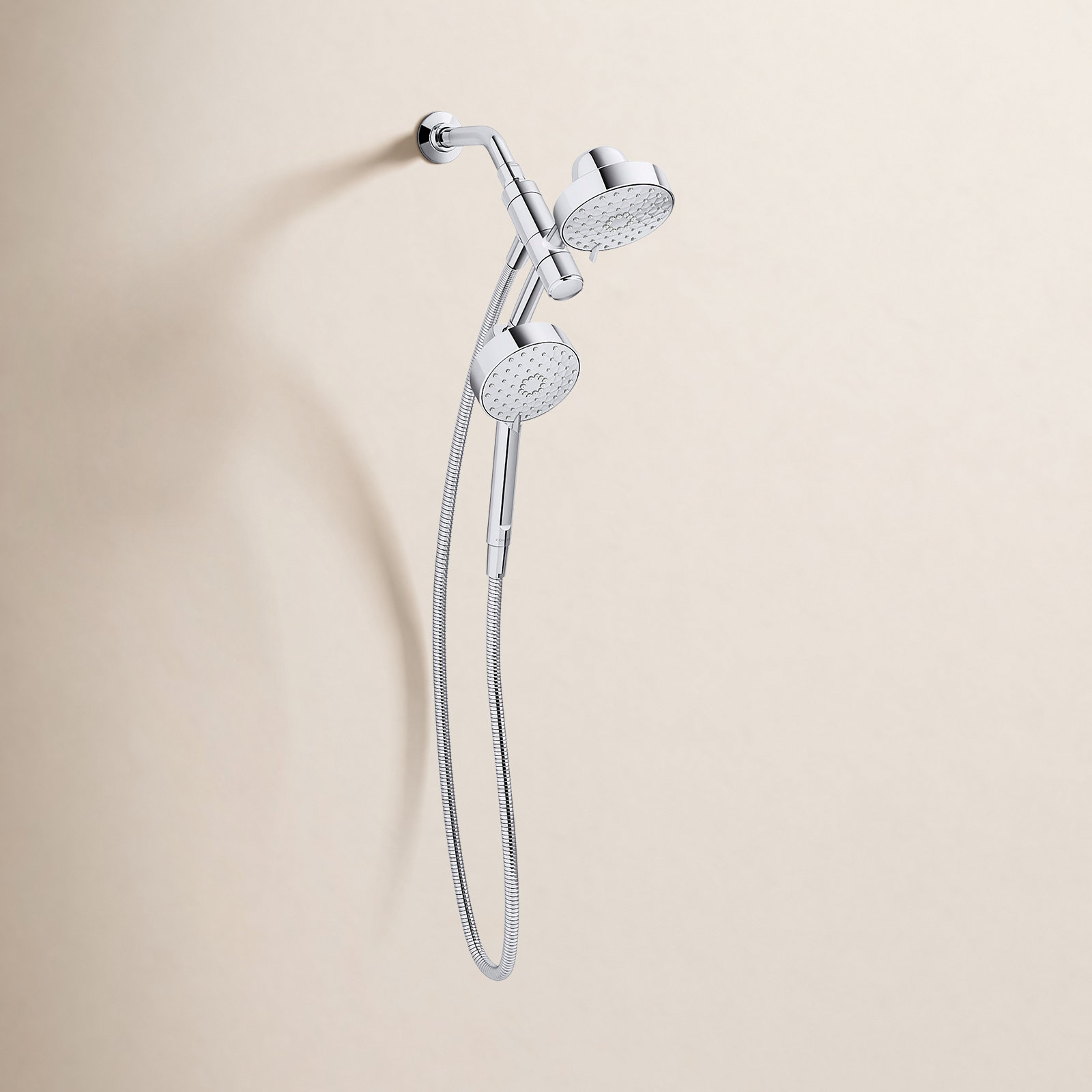 Awaken 1.75 GPM 2-in-1 Shower Combo Kit, Chrome