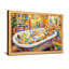 Animaux, lion dans une baignoire avec canards en caoutchouc-2057194917-2057194914-2057194912
