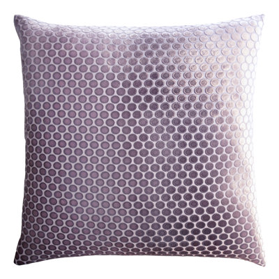 Dots Square Velvet Pillow Cover & Insert