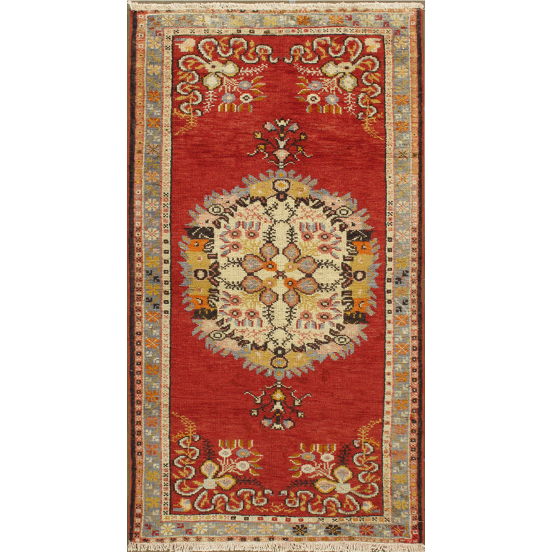 Vintage One-of-a-Kind 3'3" X 6'1" Area Rug