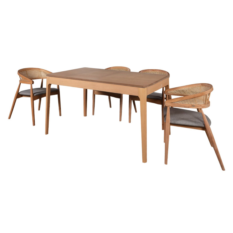 Faulkland 4 - Person Butterfly Leaf Dining Set