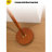 Solid Wood Floor Lamp with Glass Shade and 3 Color Temperatures