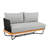 Jackston Outdoor Acacia Wood Rope Woven Sofa With Cushions-1484022141-1486017087