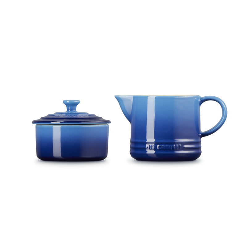 Le Creuset Stoneware Milk & Sugar Set, Azure