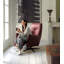 Luxor Genuine Leather Swivel Electric Recliner-1024017640