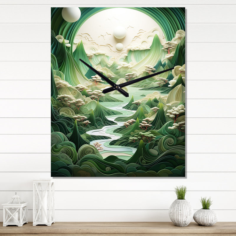 Fromma - Horloge murale surréalisme surdimensionnée, Très grand