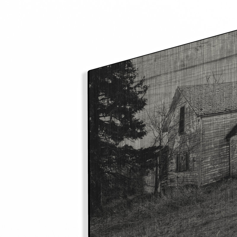 «Lost Farmstead On The Prairie 005» par Gordon Semmens, art mural en métal, H 12 po x l 16 po