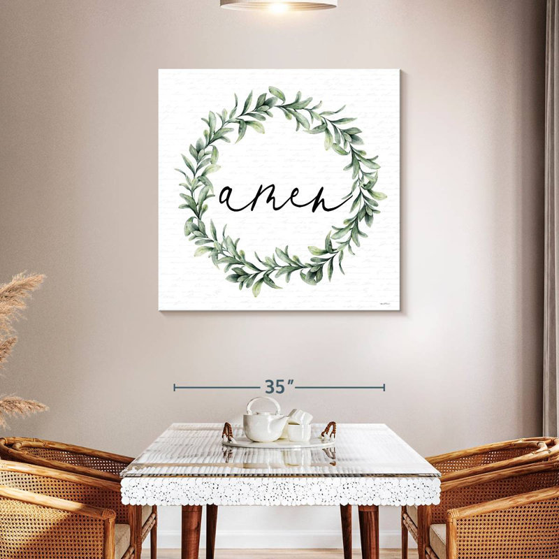 Tergel Amen Wreath, 39" H x 39" W