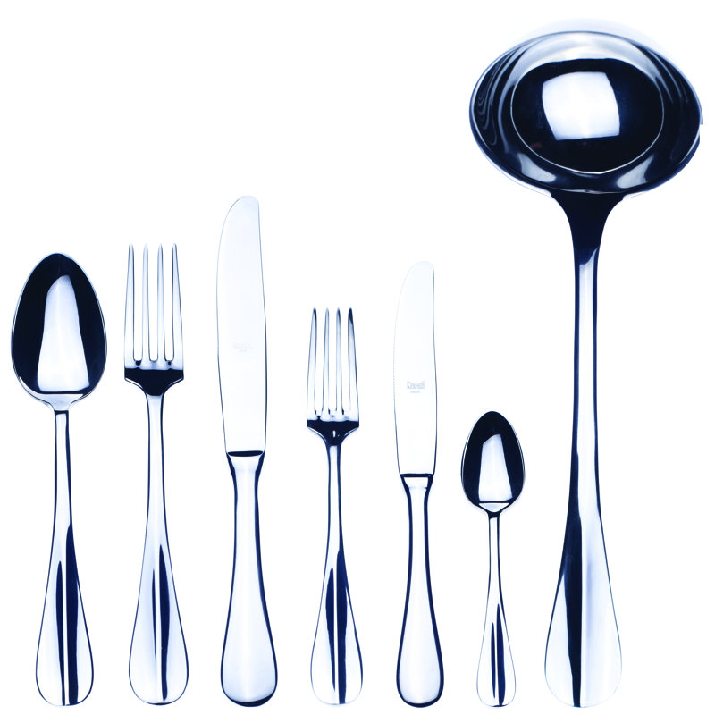 Roma Flatware Set - 39 Pieces - Stainless Steel