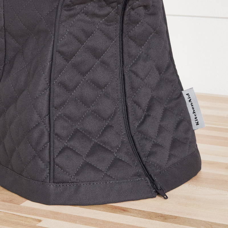 KitchenAid® Quilted Fitted Mixer Cover, Charcoal Gray