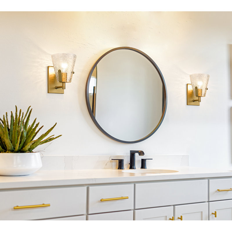 Groner Armed Sconce, Modern Gold