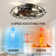 20" Low Profile Caged Flush Mount Ceiling Fan With Light Kit and Remote Control, 6-Speed Reversible