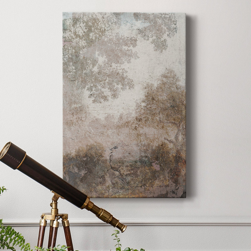 Fresco Collage II - impression sur toile tendue, H 60 po x l 40 po x P 1 po