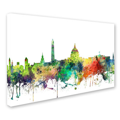 « washington dc horizon sp », reproduction d’impression sur toile