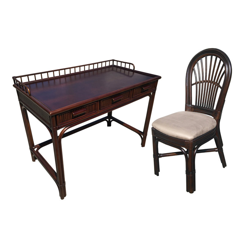 Stefani Solid Wood Writing Desk