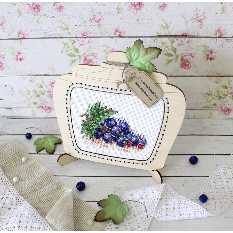 Ensemble de point de croix compté Ripe Currant