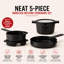 Batterie de cuisine 5 pièces Alva Neat-106407464