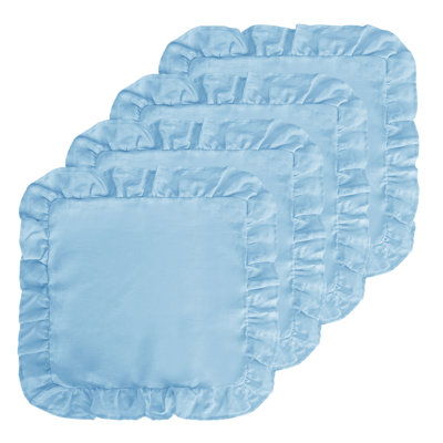 100% Linen Solid Ruffled Napkin