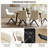 Morden Simple Upholstered 360° Swivel Solid Color Chenille Dining Chair with Armrests-1606599896