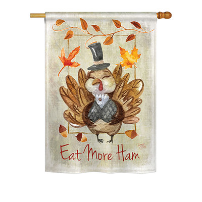 Double Sided Polyester Animal Garden Flag