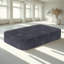 Canapé 78,7 po moderne 2-en-1 pliable avec couverture fonctionnelle et 2 coussins moelleux, canapé en velours côtelé moelleux confortable, canapé-lit convertible, canapé à siège profond pour le salon, la chambre à coucher, gris foncé.-119321269