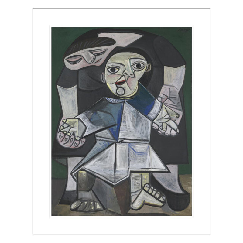 «First Steps» par Pablo Picasso, impression giclée sur cadre, H 29,39 po x l 23,5 po