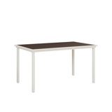 Berlin Gardens Vida Aluminum Top With Matte White Base 73″ Bar Table