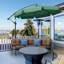 Brikene 265 cm W X 265 cm D Octagonal Tilt Cantilever Parasol with Crank Lift-958161151