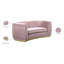 Causeuse courbée en velours 70,5 po Breccan-129988111-131080427