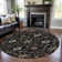 Premium Machine Washable Krause AMF1137 Global Rug