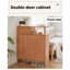 Armoire de rangement pour chaussures en bois de petite taille