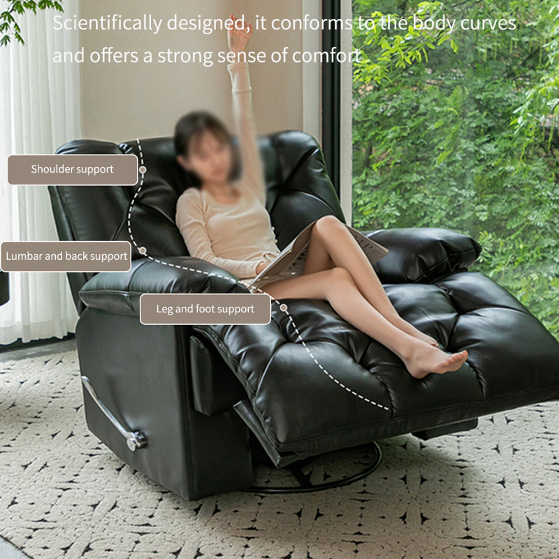 Chaise longue ergonomique légère et luxueuse