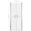 Tomlinson 1900mm H Folding / Bi-Fold Framed Shower Door with Frosted Glass-1931793448