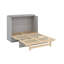 Lit escamotable double avec grand tiroir-420329643