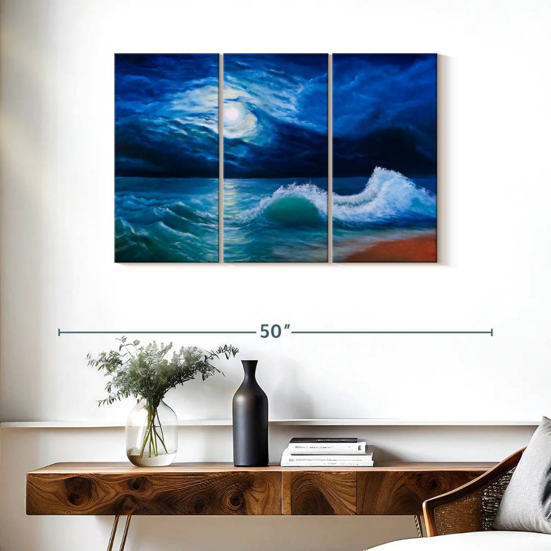 Gillard Blue Moon, 24" H x 38" W
