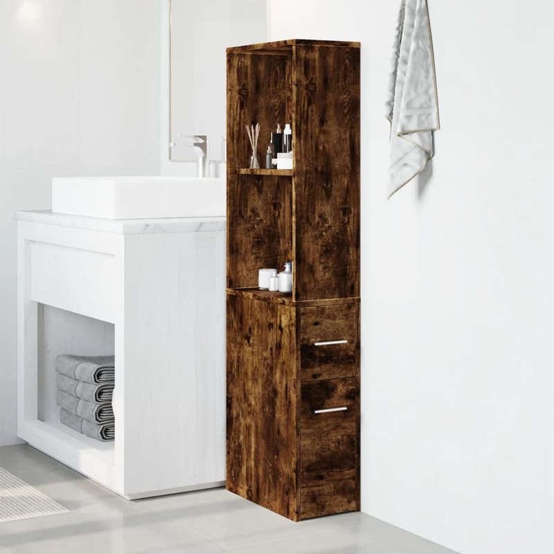 Damariscotta Bathroom Cabinet, Smoked oak