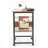 Jumelle Manufactured Wood and Iron C-Shape End Table with Drawer and Open Shelf-2025894320