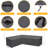 Waterproof Patio Sectional Sofa Cover-1134291251