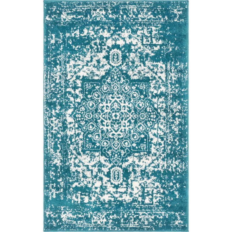 Oriental Area Rug, Rectangle 99 x 160cm