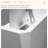 Modern Rectangular Manufactured Wood Reception Desk