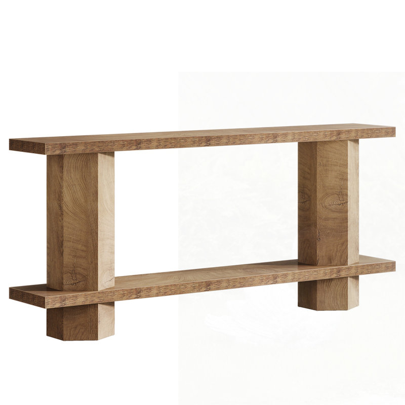 Farmhouse Console Table, Brown