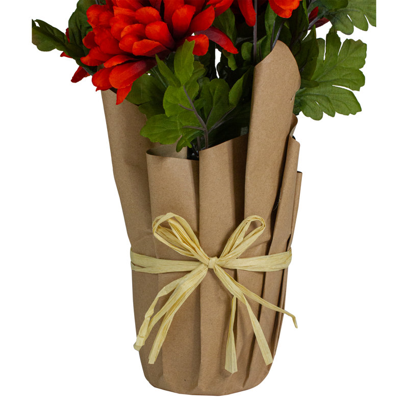 Plante artificielle 20 po Fall Harvest, Orange