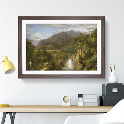 The Heart of the Andes by Frederic Edwin Church - Picture Frame Painting