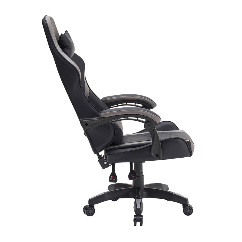 Fauteuil de jeu, Gris/noir