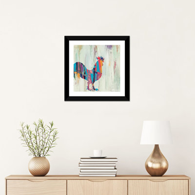 «Bright Rhizome Rooster» par Ann Marie Coolick - reproduction d'art