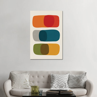 Mid-Century Modern Bold II- Gallery-Wrapped Canvas Giclée