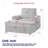 42.5-Inch Corduroy Single Recliner With Backrest Pillow, Cup Holder, Storage Footrest, And Deep-Seat Comfort, Recliner-1953504766