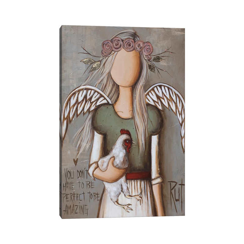 Amazing - impression d'art graphique, Toile tendue, H 26 po x l 18 po x 1,5 po