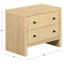 Frederick 2 Drawer Wood Nightstand-1771970922
